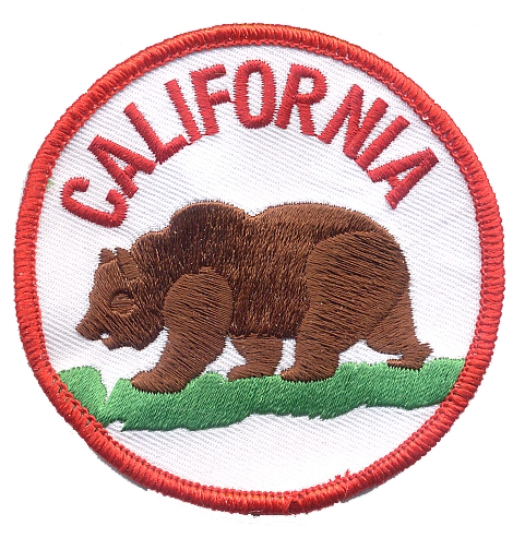 State of California Souvenir Patch